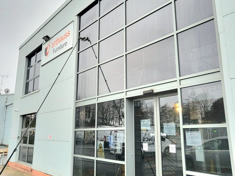 Commercial Industrial Glass Cleaning